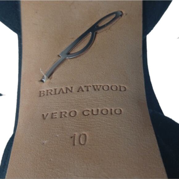 Brian Atwood Platform Sandals $1200 GUC size 10  S2303 - Picture 7 of 9